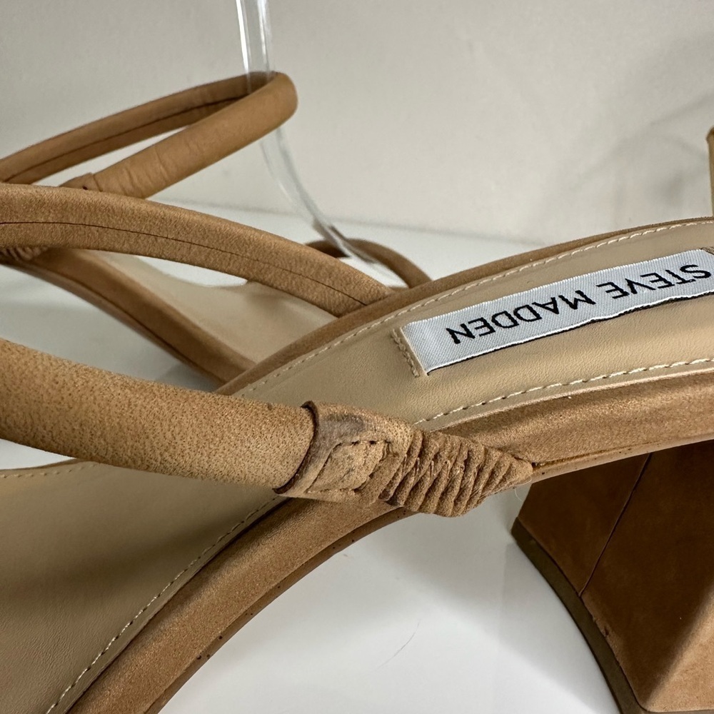 Steve Madden Brown Heeled Sandals - Picture 11 of 13